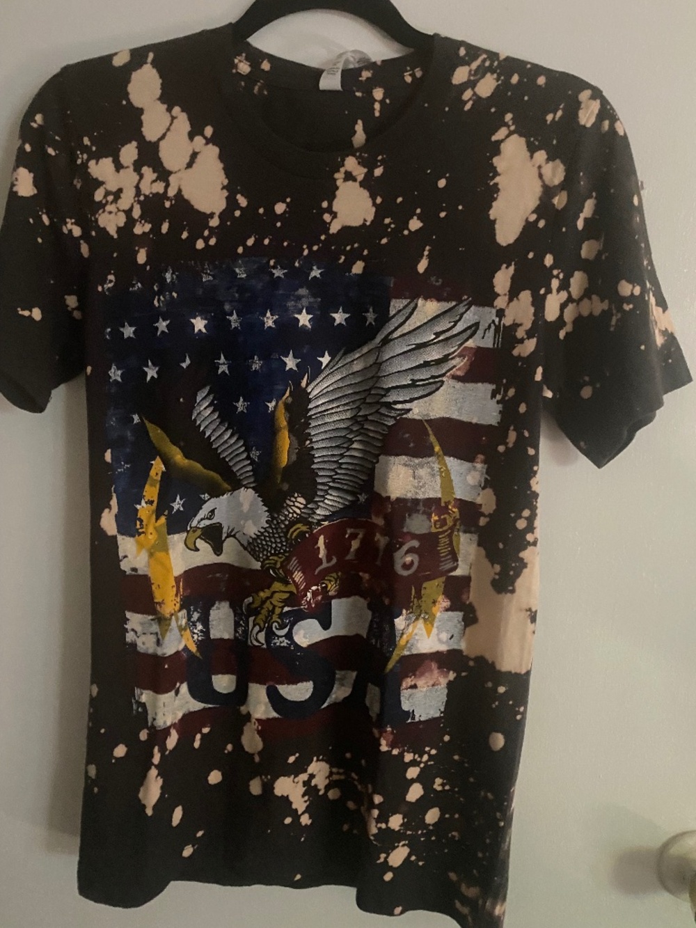 One24Rags USA  Bleached T-Shirt